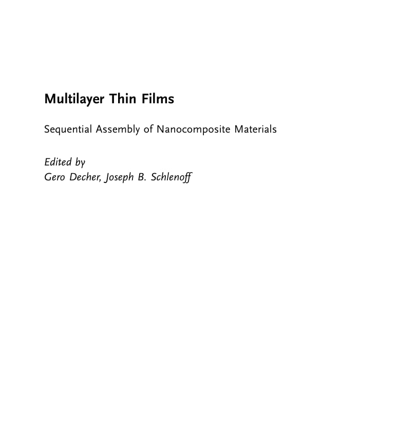 Multilayer Thin Films