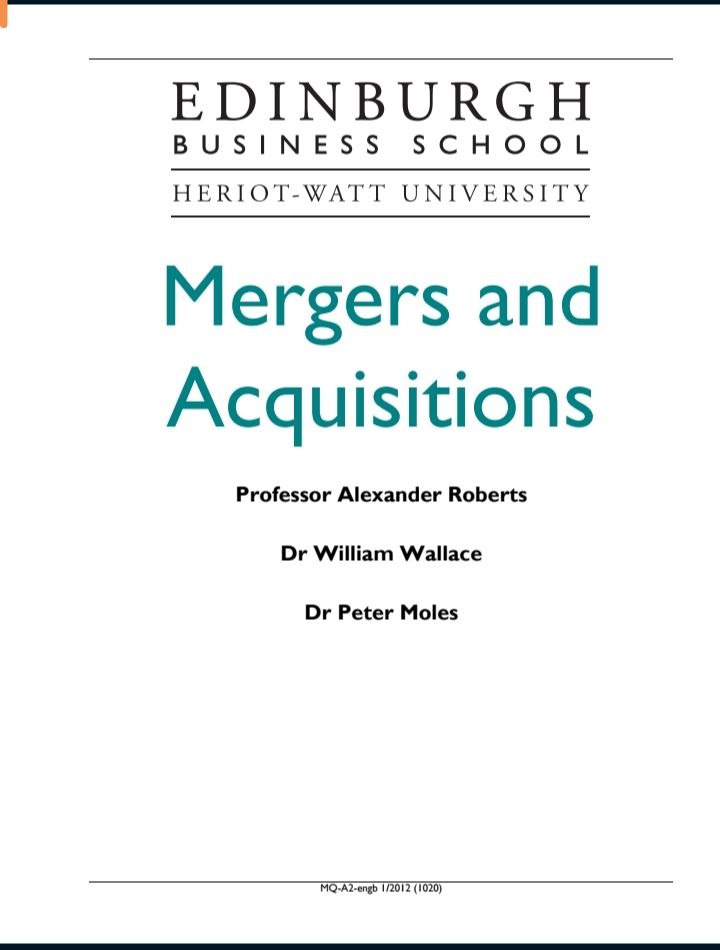 Mergers and Acquisitions step-by-step