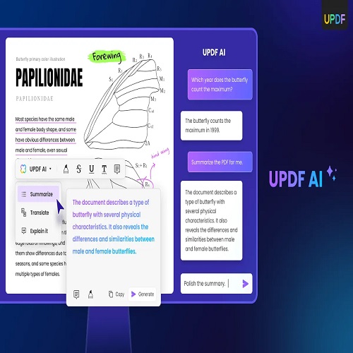            UPDF AI للتعامل مع ملفات PDF بطريقة فعالة ..