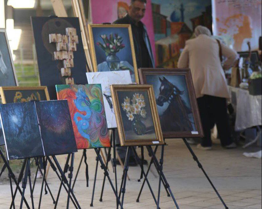 مشاركة وفد سفراء الاستدامة من كلية الفنون الجميلة في مهرجان التنمية والإبداع