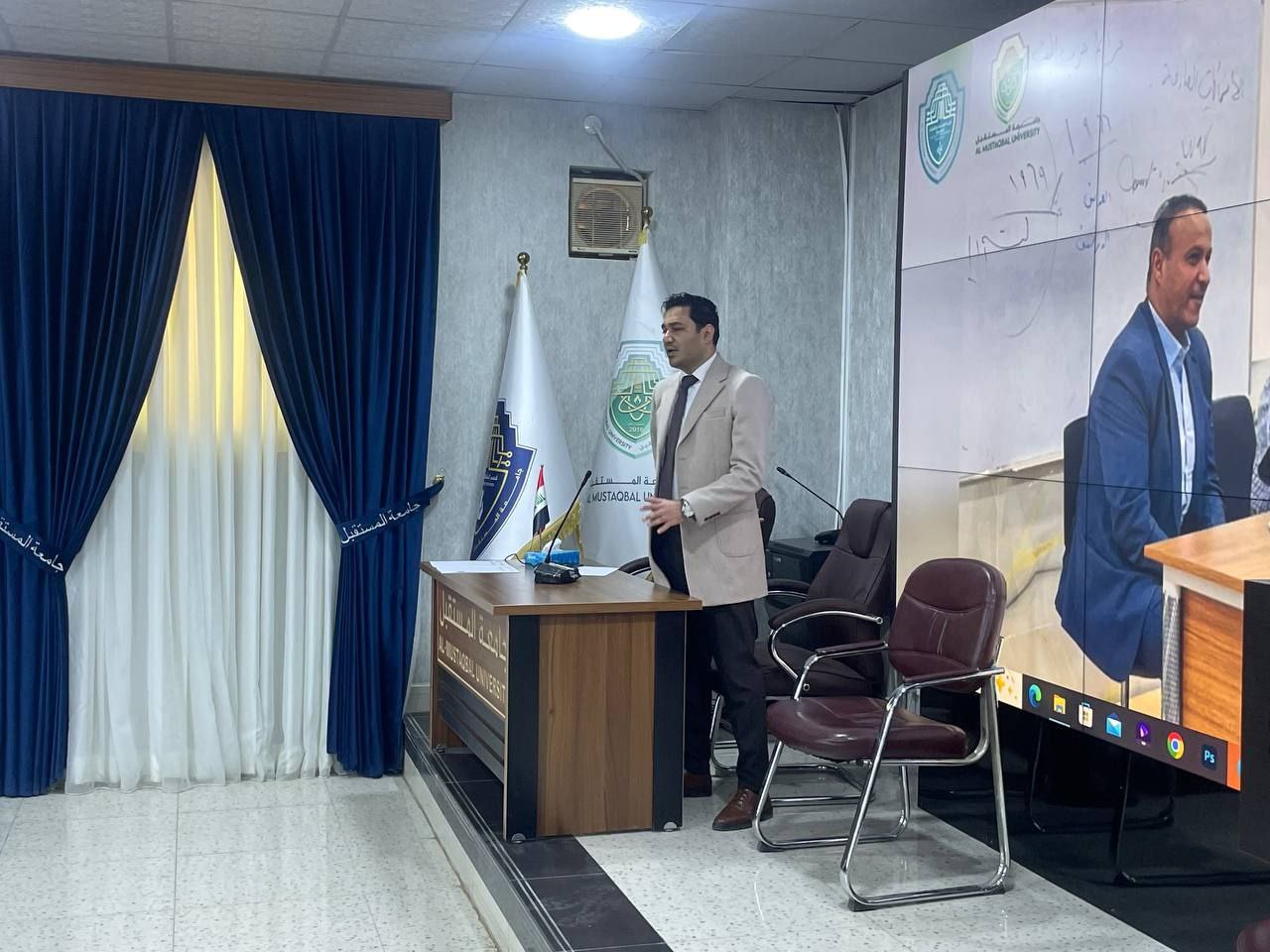 بمناسبة أسبوع المستقبل للتنمية المستدامة: - - انعقد الملتقى الأول لقسم هندسة تقنيات الأجهزة الطبية في جامعة المستقبل 