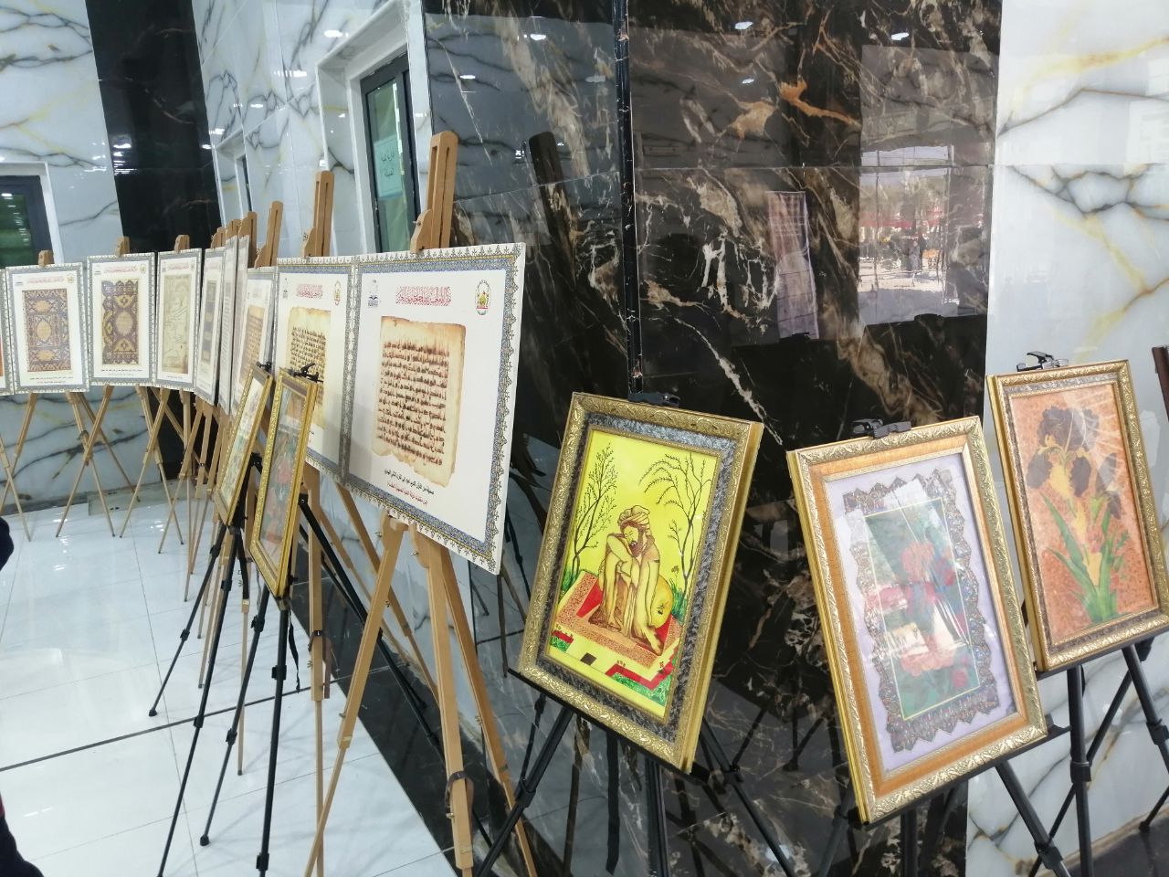 حصاد اسبوع الاستدامة/ "معرض مركز الامام الحسين ع للمخطوطات" نموذج للمشاريع المبتكرة الناجحة 