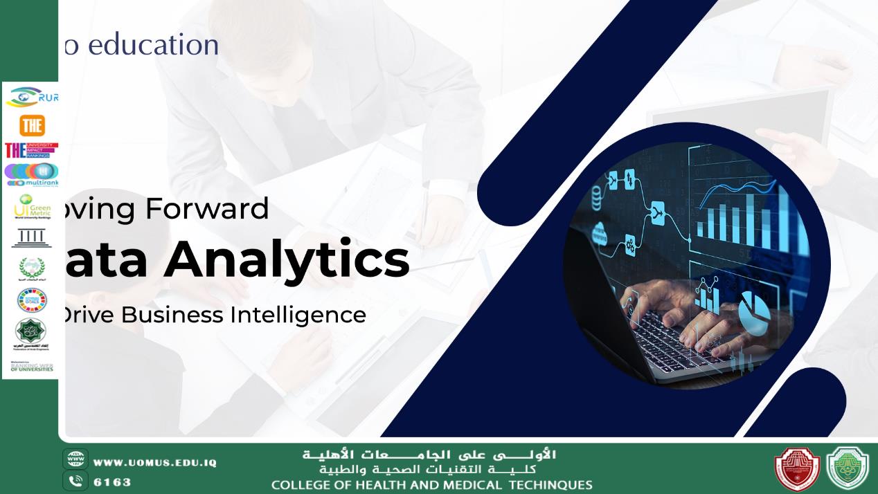 مقالة للاستاذة زينب كريم "Data Analysis and Management of Business Intelligence"