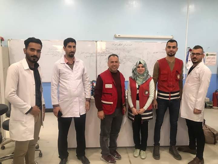 College of Al Mustaqbal The University hosts a team from the Iraqi Red Crescent Babel workshop