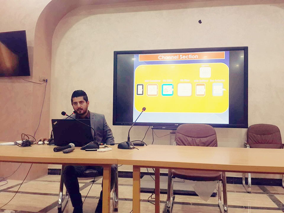 Scientific symposium with title (Ultra High Speed Communication System Based Space Division Multiplexer (SDM))