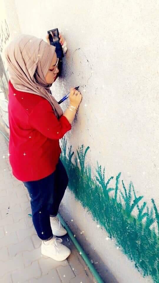 نشاط للطالبة مريم قاسم في المرحلة الاولى