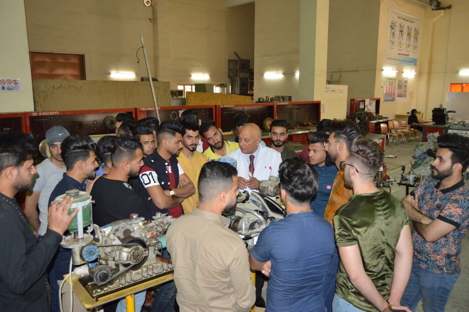 قسم هندسة تقنيات التكييف والتبريد ينظم سفر علمية الى الجامعة التكنولوجية /مركز التدريب والمعامل