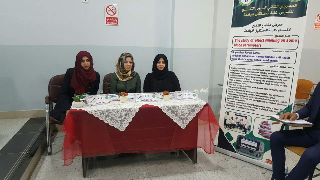 مناقشة بحث تخرج الطلبة رقم (6)