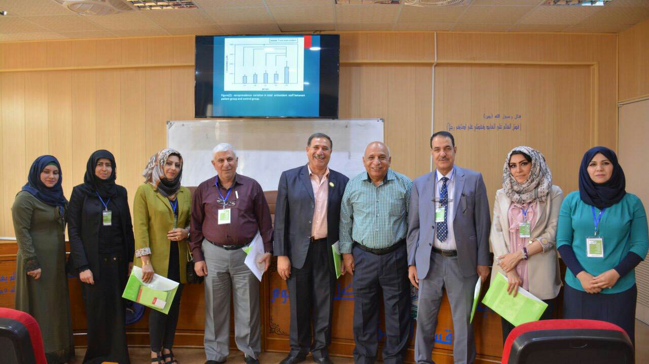 مشاركة اساتذة كلية المستقبل الجامعة/ قسم تقنيات التحليلات المرضية في الندوة العلمية السابعة لبحوث الدراسات العليا والتي اقيمت في رحاب جامعة بابل