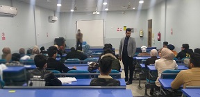 بدء الامتحانات اليومية لطلبة قسم تقنيات الاشعة وللمرحلتين الثانية والثالثة مع الالتزام بالتباعد الاجتماعي 