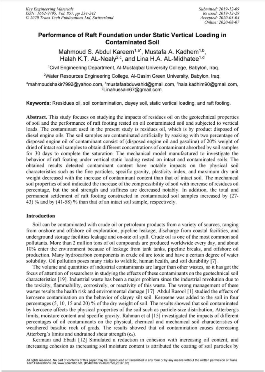 نشر بحث علمي في مجلة علمية رصينة ...