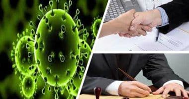 مقال علمي تحت عنوان " تأثير كورونا القانوني في العقود التجارية  "