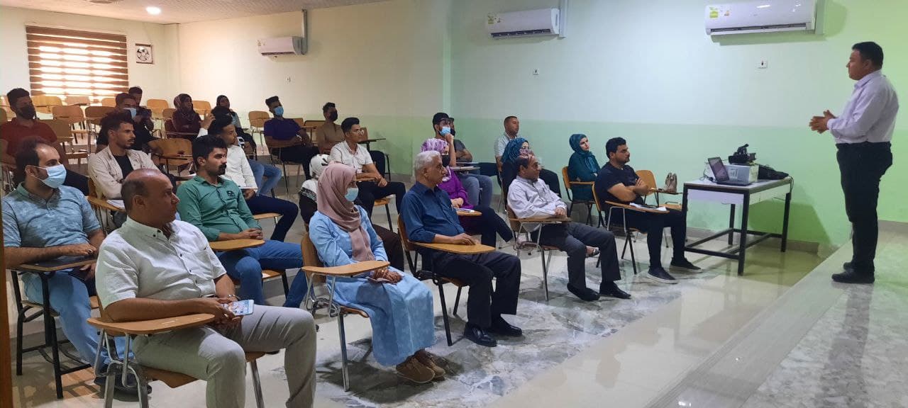 ٢٠/١٠/٢٠٢١ القاء ورشة عمل حول تطبيقات النانو تكنلوجي في الطاقة المتجددة