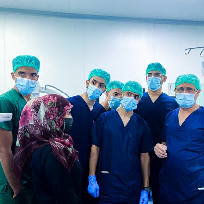 مواصلة تدريب طلبة كلية المستقبل الجامعة قسم التخدير المرحلة الثالثة في مستشفى الكفيل التخصصي في كربلاء بأشراف لجنة التدريب الصيفي لقسم تقنيات التخدير