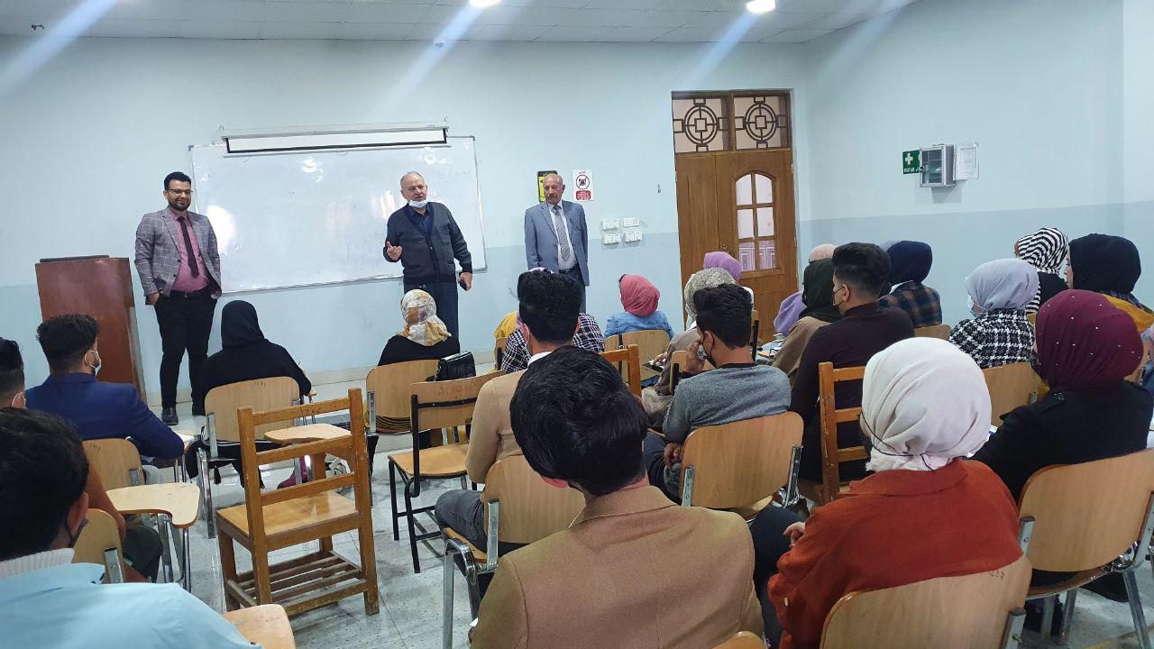 جولة توجيهية على طلبة المرحلة الرابعة لقسم تقنيات المختبرات الطبية 