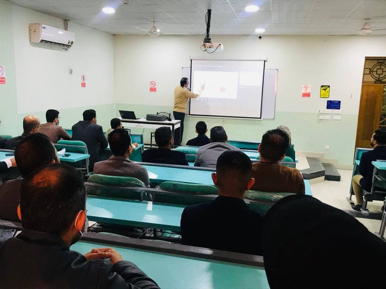 ورشة عمل تدريبيه مقامه من قبل شعبة ضمان الجودة و الاعتماد الاكاديمي في مجال البحث العلمي