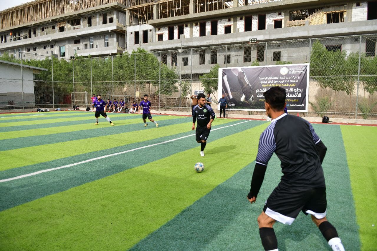 فوز فريق قسم هندسة تقنيات التكييف و التبريد على فريق قسم اللغة الانجليزية