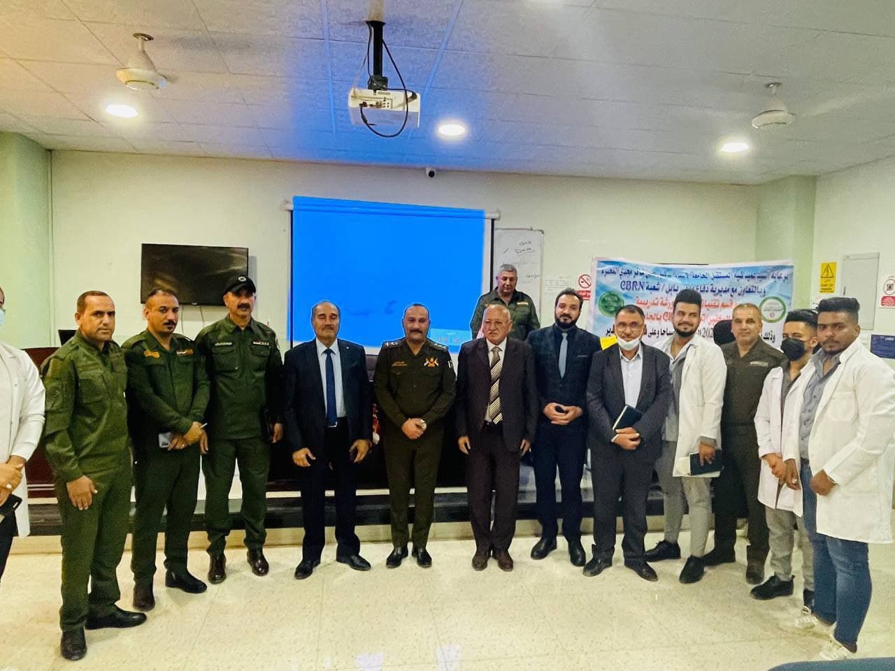  كلية المستقبل الجامعة تقيم ورشة بالتعاون مع مديرية الدفاع المدني في بابل حول خطورة المختبرات ودور CBRN في الجامعات