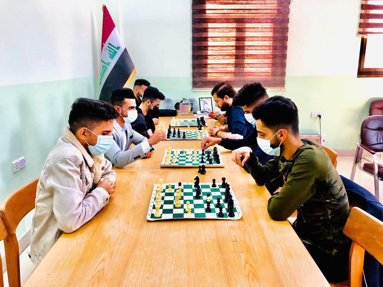 بطولة للشطرنج لطلاب قسم الصيدلة