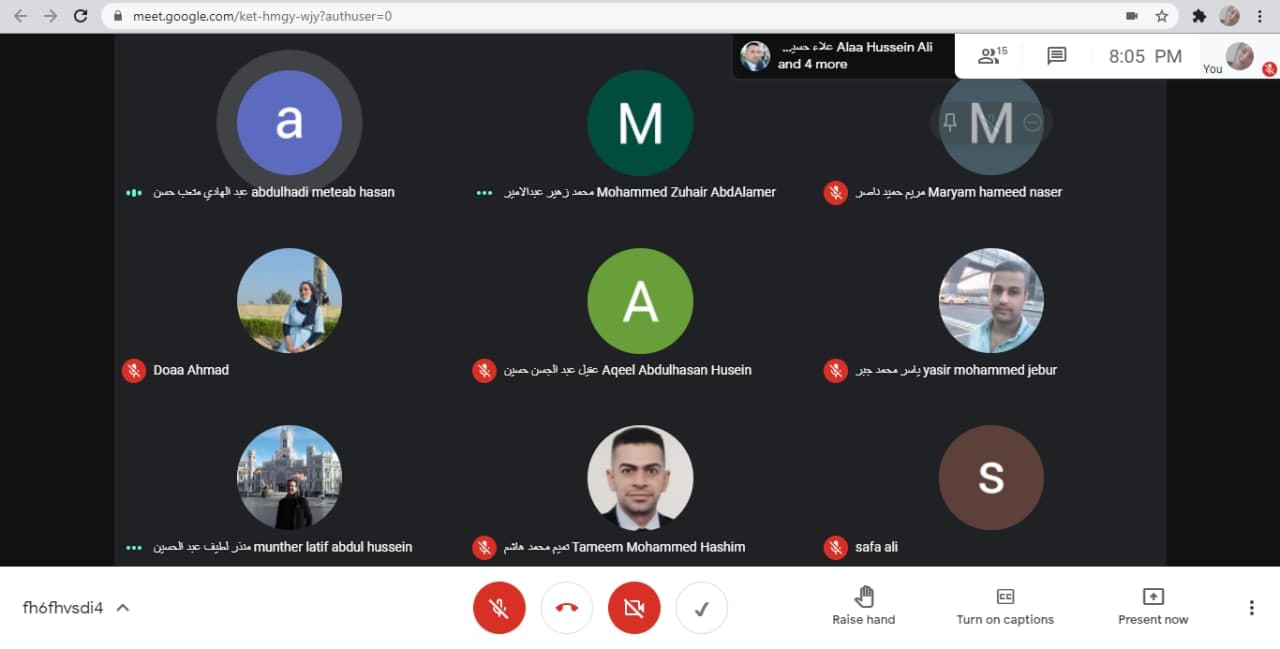 قسم هندسة تقنيات البناء والانشاءات يقيم اجتماعه الدوري السادس للقسم 
