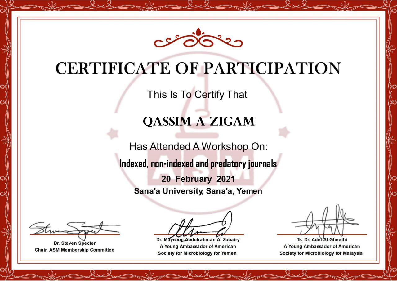  ورشة عمل حول المجلات المفهرسة و الغير مفهرسة