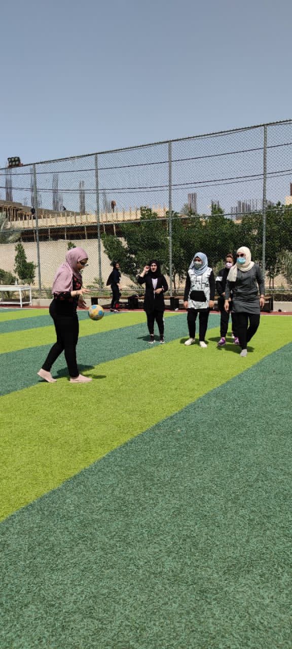 الامتحانات العملية لطلبة قسم التربية البدنية وعلوم الرياضة