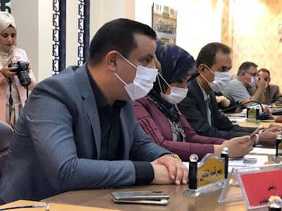 الاستاذ الدكتور عمار عباس الحسيني يحضر مجلس كلية المستقبل الجامعة 