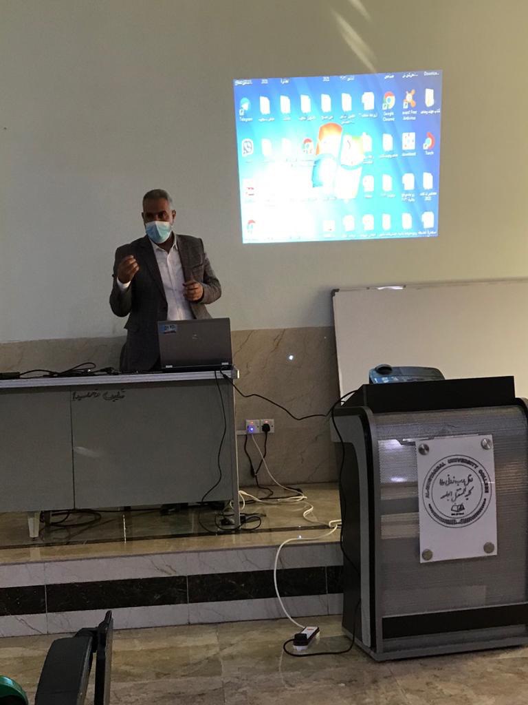 ورشة عن التعليم الالكتروني / كلية المستقبل الجامعة