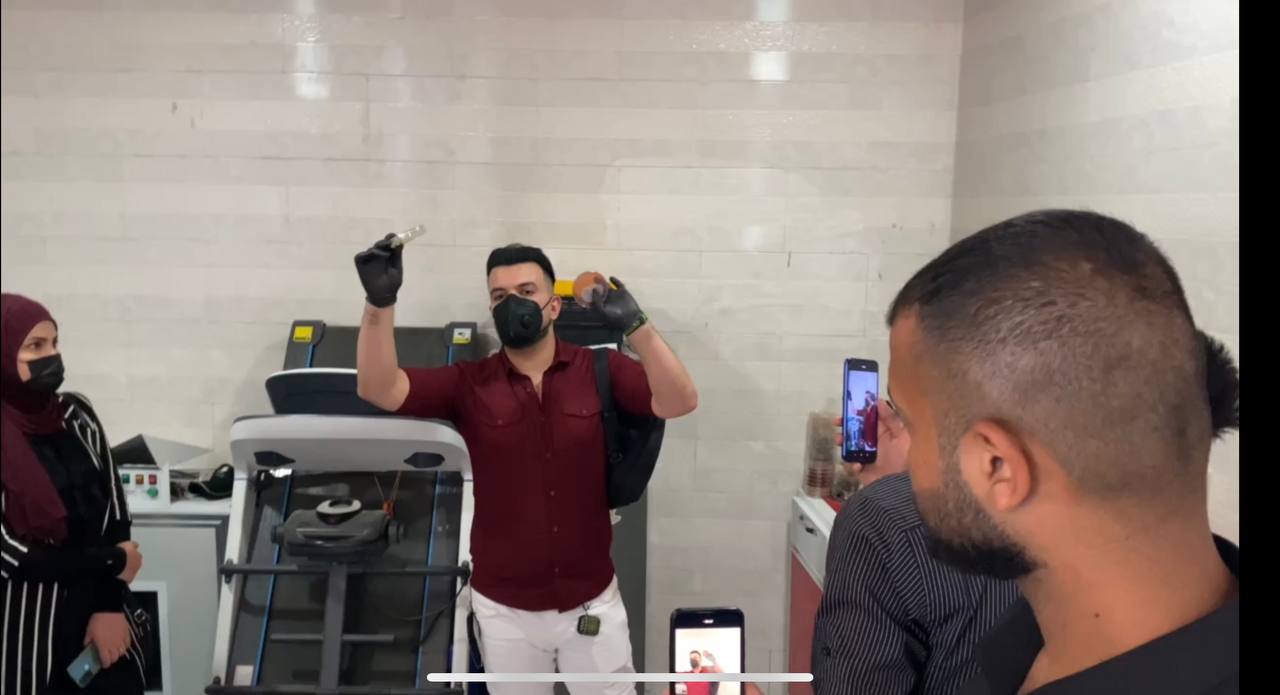 سفرة العلمية لمجموعة من طلبة المرحله الاولى قسم التخدير التي أقيمت في معمل مياه عافيات