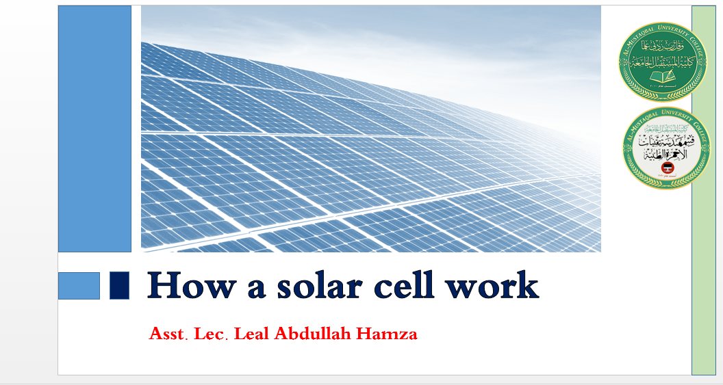 إلقاء سمنار حول الطاقة المتجددة