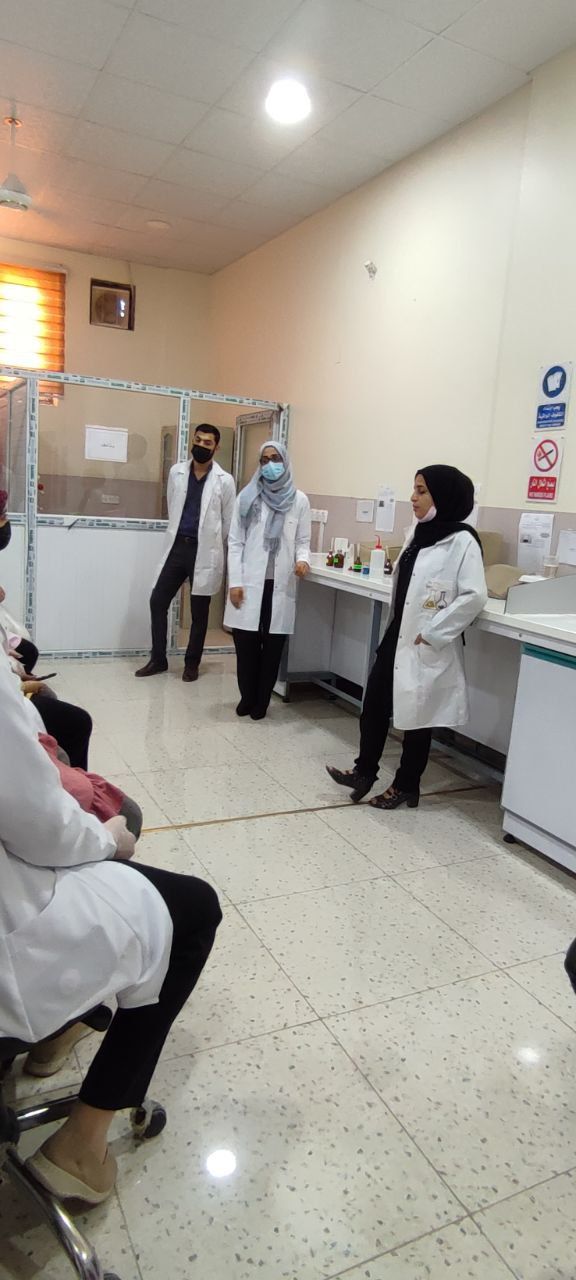 نظمت تدريسيات قسم تقنيات التخدير ورشة علمية بعنوانtMolisch's test and Benedict tes