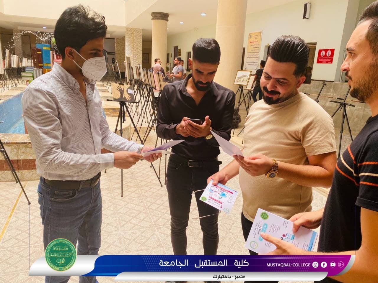 قسم هندسة تقنيات الحاسوب في كلية المستقبل الجامعة يقيم نشاطا توعويا حول لقاح كورونا 