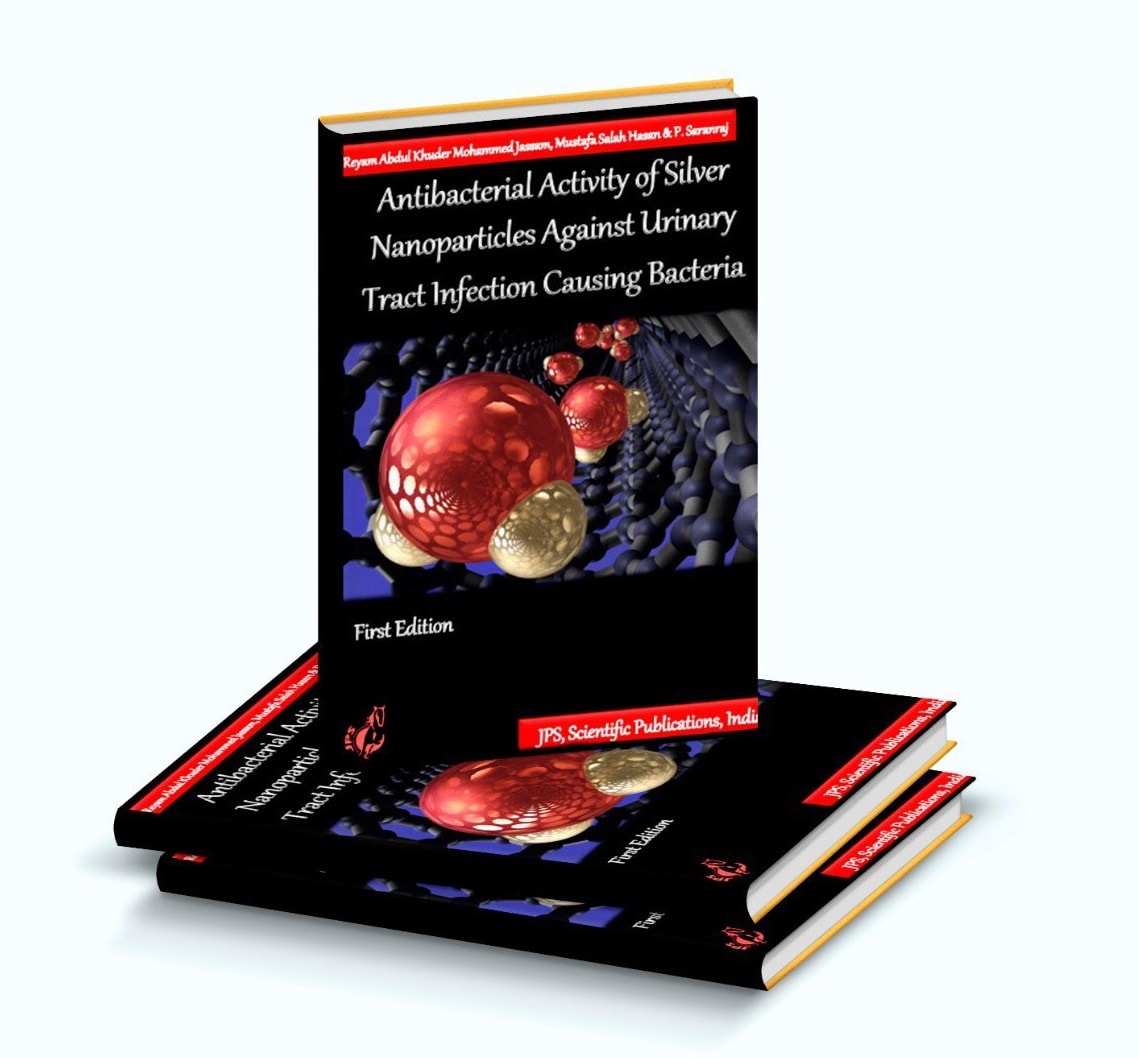 تدريسية في كلية المستقبل الجامعة تشارك في تأليف كتاب بعنوان ‏Antibacterial Activity of Silver Nanoparticles Against Urinary Tract Infection Causing  Bacteria...