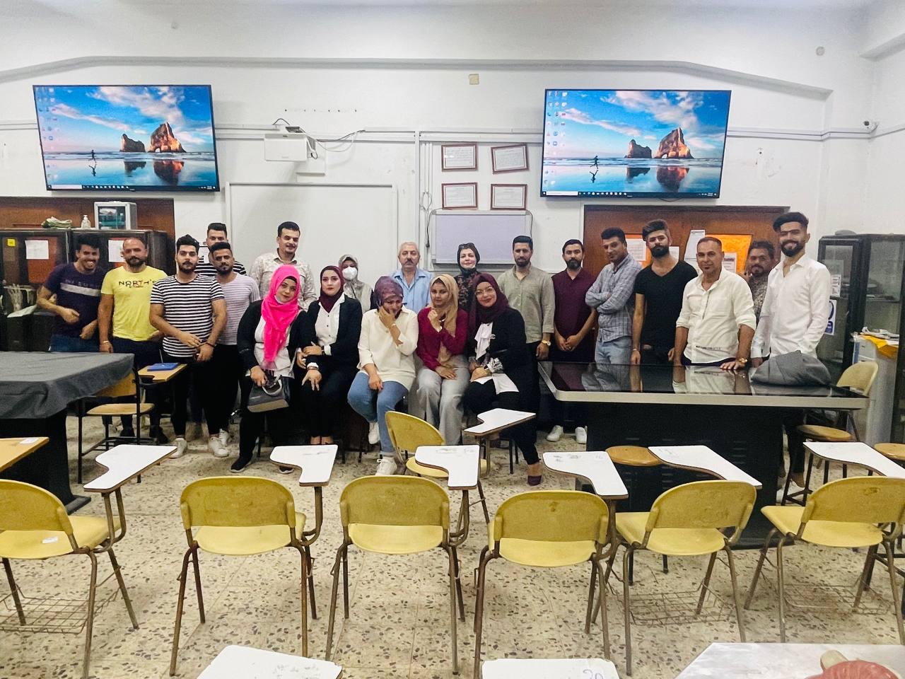 زيارات علمية لقسم التربية البدنية وعلوم الرياضة / كلية المستقبل الجامعة