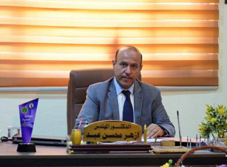 حصول السيد رئيس قسم هندسة تقنيات التكييف و التبريد على شكر و تقدير من السيد رئيس جامعة بابل المحترم 