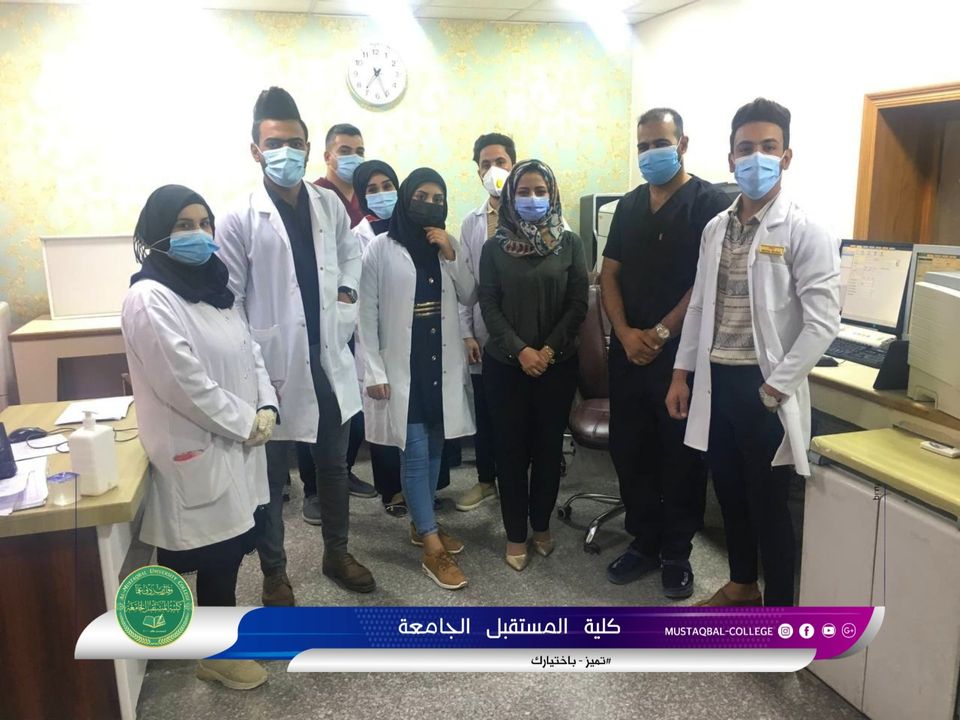 جانب من التدريب الصيفي لطلبة قسم تقنيات الاشعة المرحلة الثانية والثالثة في المستشفيات