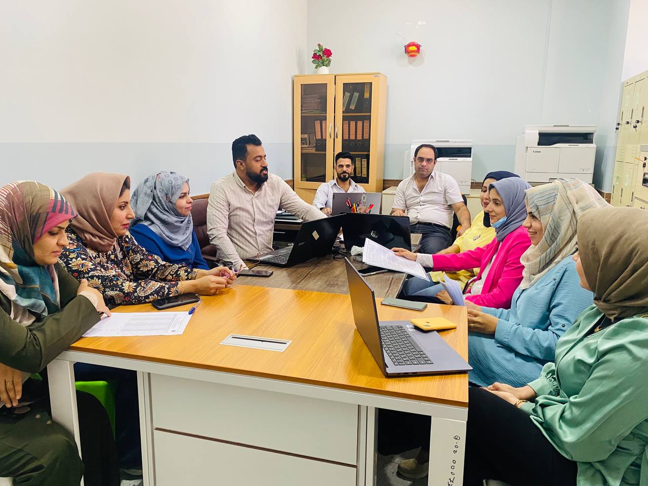 حلقة نقاشية عمل اللجان الامتحانية للاقسام  العلمية  م.د محمد جواد كاظم