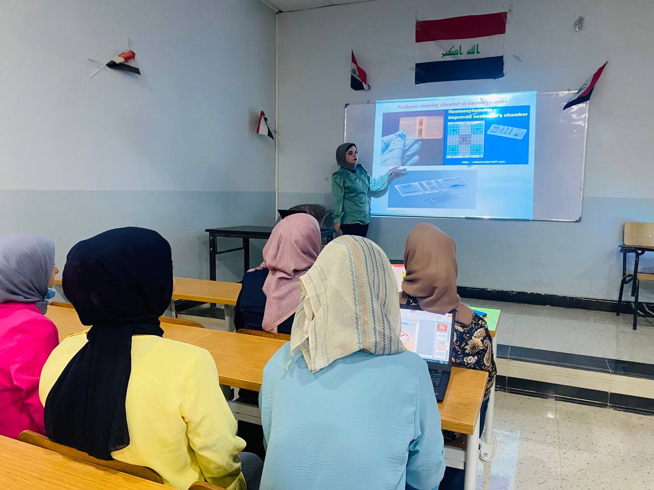 RBcs count  عد كريات الدم الحمراء م.م دعاء ساهي حسون