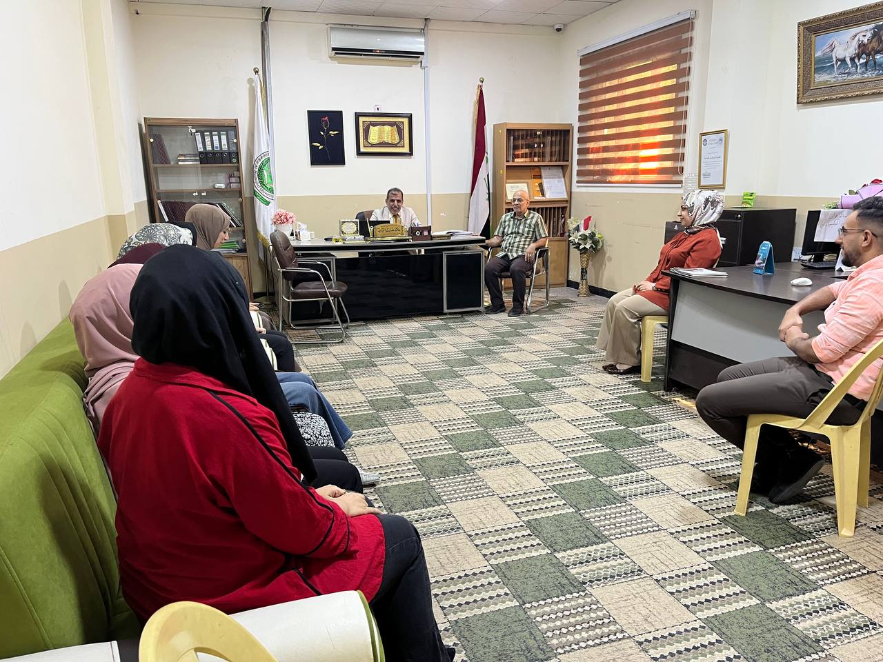 ورشة عمل حول الاشراف  على مشاريع التخرج  