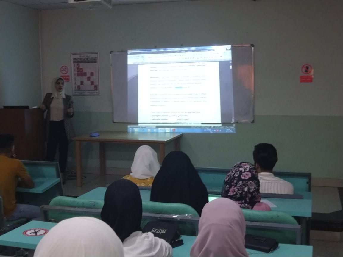 دوام طلبة المرحلة الثانية لقسم تقنيات البصريات 