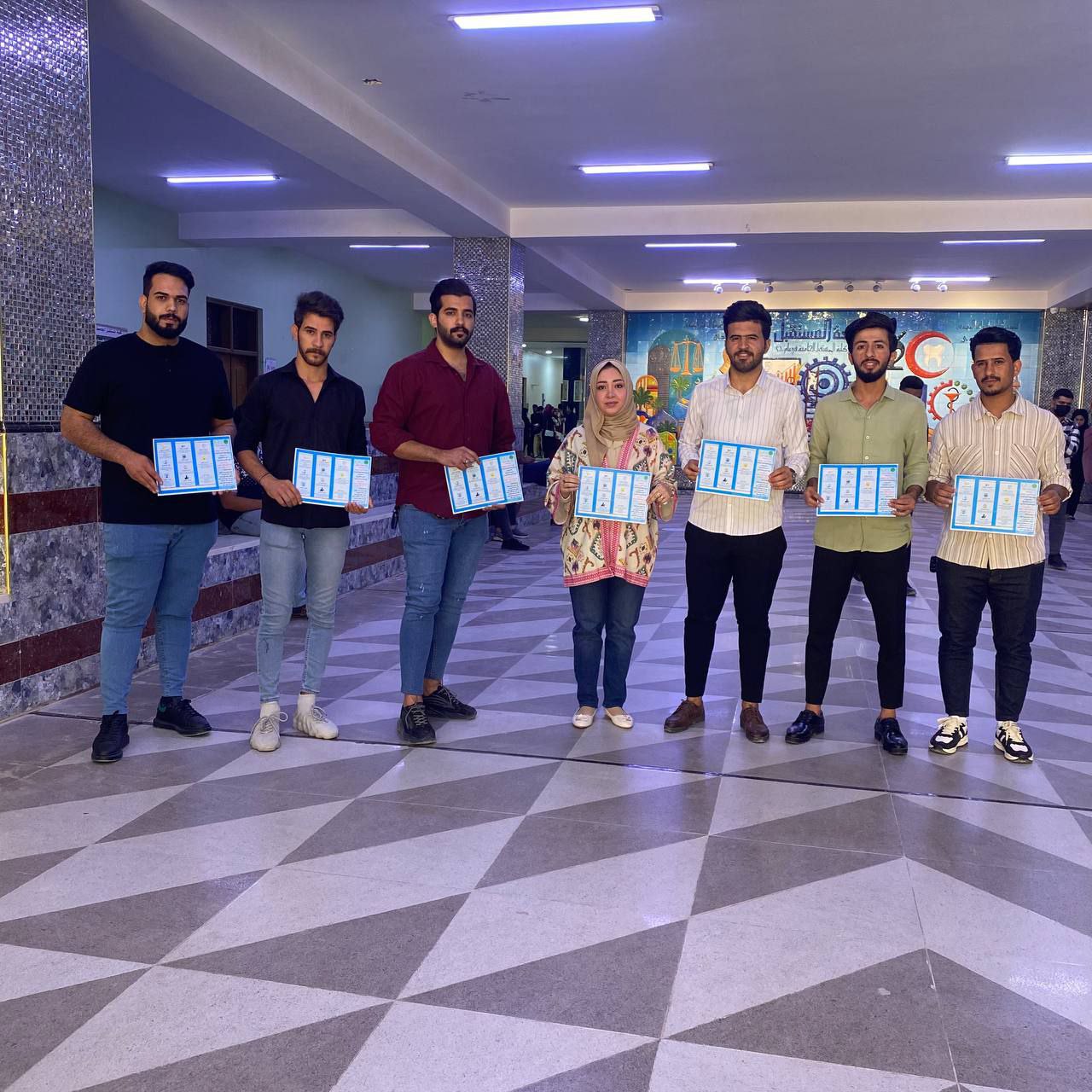 حملة توعوية لمقررة قسم الفيزياء الطبية م.م ايمان احمد عبد المنعم بعنوان الجرائم الإلكترونية وكيف تحمي نفسك منها