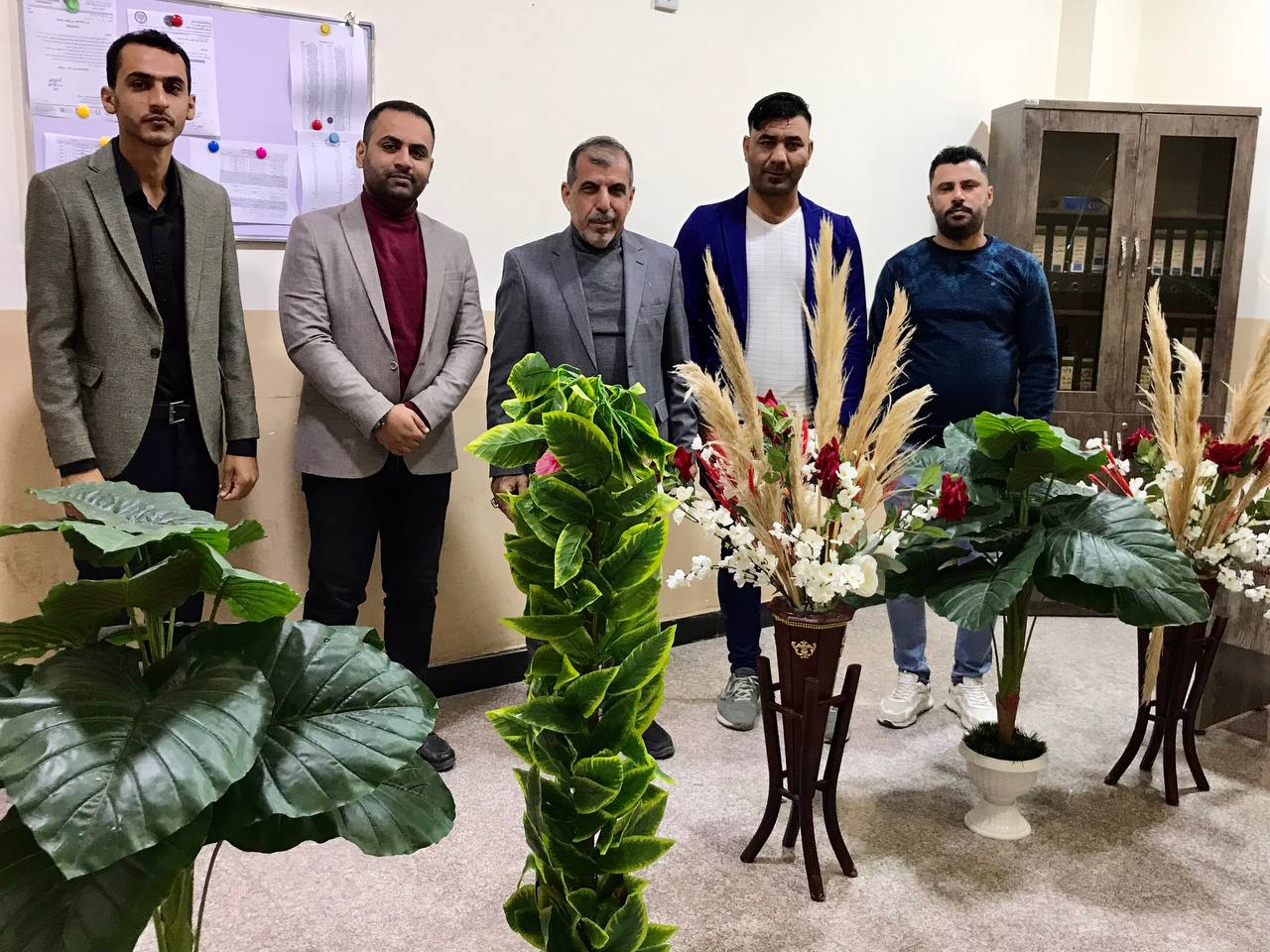 Decorating the chemical engineering department with some ornamental plants