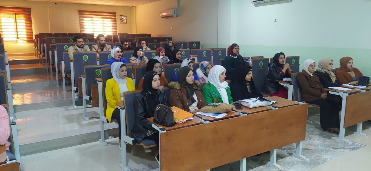 ورشة علمية للتدريسسين ا.م .د ثامر حمزة العلواني و د. احمد مظفر بعنوان(The role of ultrasound examination in diagnosing polycystic ovaries in women) 