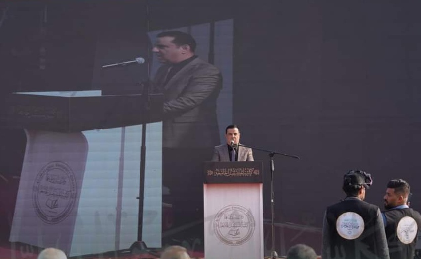 مشاركة قسم القانون في كلية المستقبل الجامعة مهرجان بمناسبة الذكرى الخامسة ليوم النصر العظيم