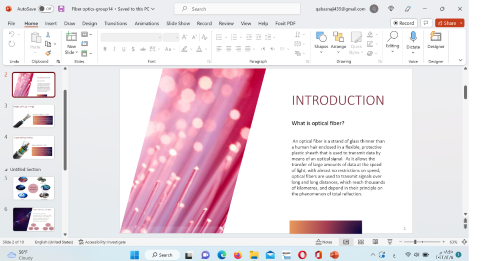 قسم هندسة الطب الحياتي يقيم ندوة تدريبية عن الالياف البصرية