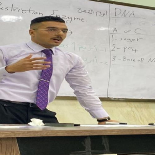 نظم قسم هندسة الطب الحياتي حلقة نقاشية عن (تقنية التعديل الجيني كريسبر )