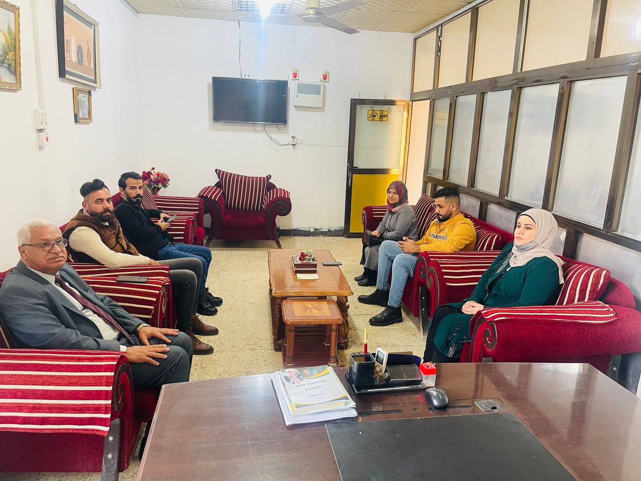 زيارة دار المسنين في بابل