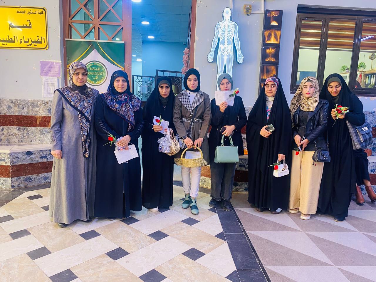 اقام قسم تقنيات الاشعة استقبال بولادة السيدة زينب ع 