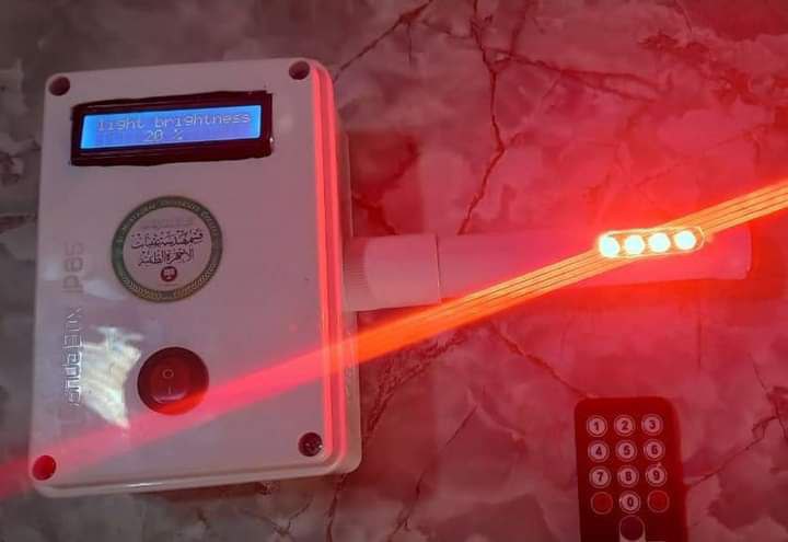 ابتكار وبرمجة جهاز كشف الأوردة لطلبة من قسم هندسة تقنيات الأجهزة الطبية