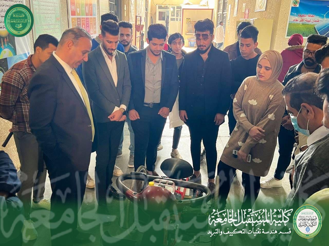 تصنيع دراجة هوائية كهربائية لمساعدة كبار السن وتقليل التلوث 